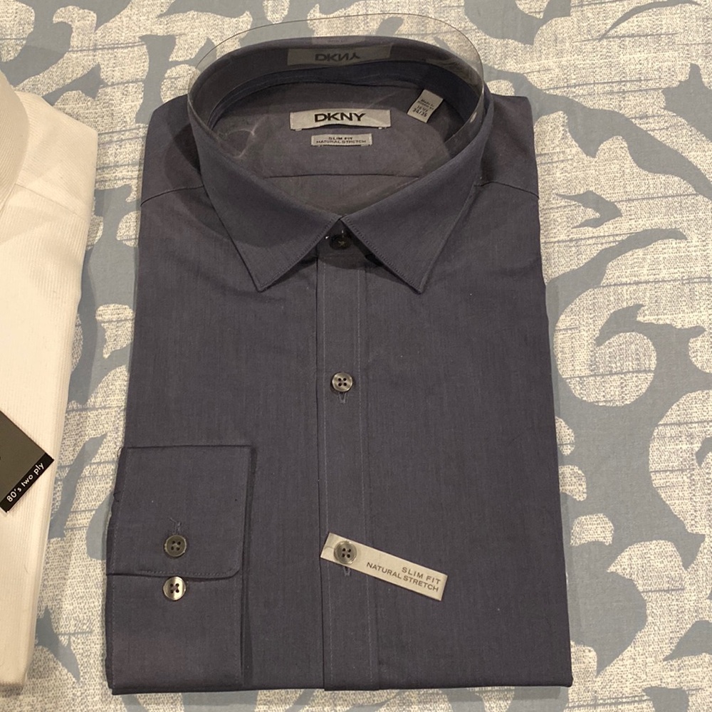 Indigo, long sleeve button up